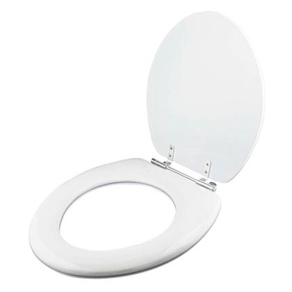 Imagem de Assento Sanitario Almofadado Flamingo Branco Para Vaso Incepa