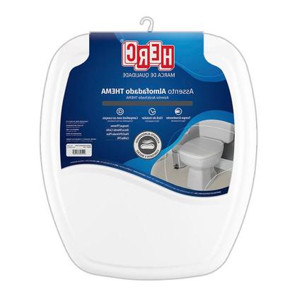 Imagem de Assento Sanitario Almofadado Herc Retangular Branco2395