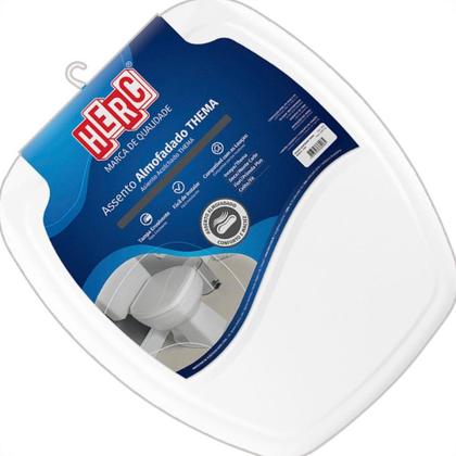 Imagem de Assento Sanitario Almofadado Herc Retangular Branco2395