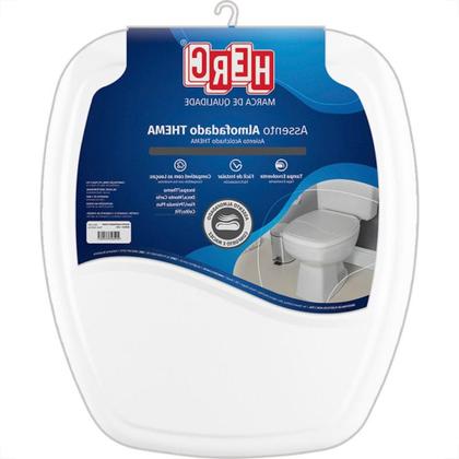 Imagem de Assento Sanitario Almofadado Herc Retangular Branco2395