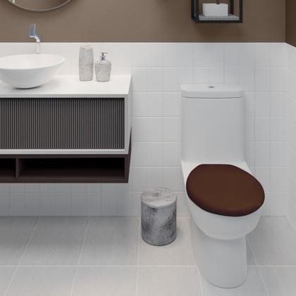 Imagem de Assento Sanitário Almofadado Oval Astra