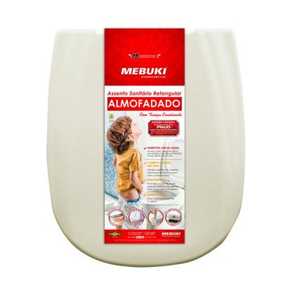 Imagem de Assento Sanitário Almofadado Retangular Smart Para Vaso Celite 1.6gpf 6.0lpf