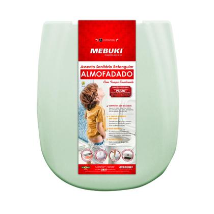 Imagem de Assento Sanitário Almofadado Retangular Smart Para Vaso Celite 1.6gpf 6.0lpf