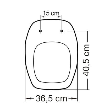 Imagem de Assento Sanitário Arcus Quadra Polipropileno Cinza Claro para vaso Eternit - TUPAN