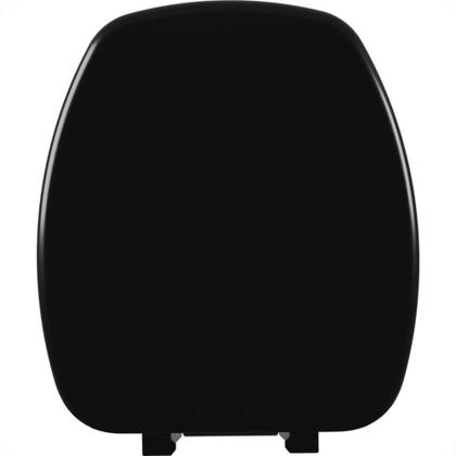 Imagem de Assento Sanitario Astra Thema ''Almofadado'' Preto Retangular Tth/K*Pr-02