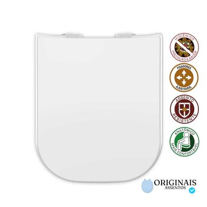 Imagem de Assento Sanitário Celite Elite Tupan Soft Close Polipropileno Anatômico com Fechamento Suave e Resistente