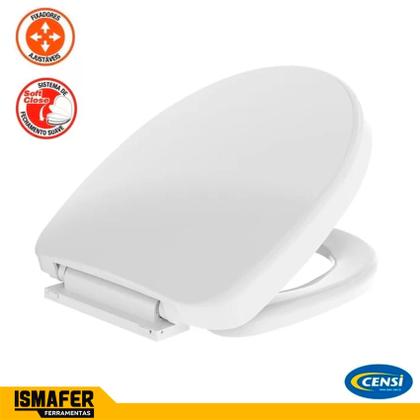 Imagem de Assento Sanitario com Soft Close - Eros Branco Embalagem Unitaria - 7635-1