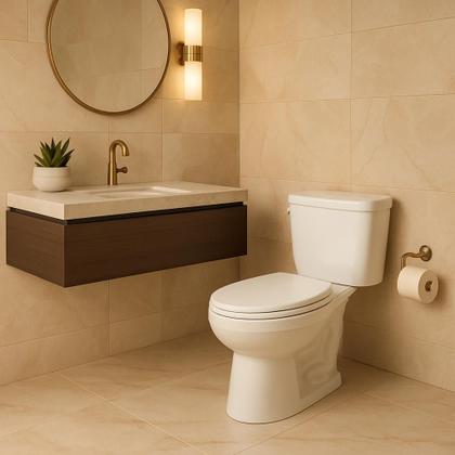 Imagem de Assento Sanitário Deca Ravena Branco  Tampa de Vaso Oval Convencional em Polipropileno Tupan