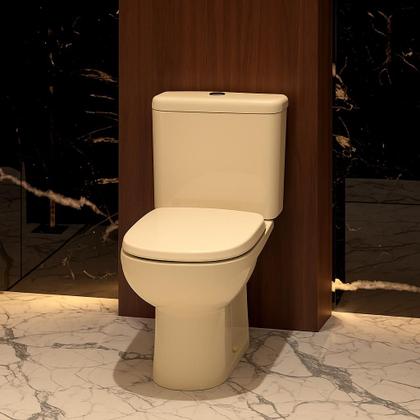 Imagem de Assento Sanitário Deca Vogue Plus Celite Life Fiori Flox Tupan Polipropileno Anatômico Fácil Limpeza Compatível Lorenzetti Square Lorenluna Lorenclass