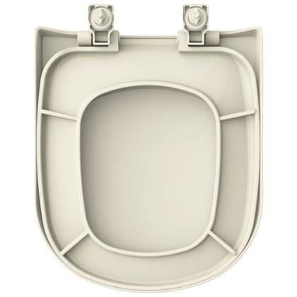 Imagem de Assento Sanitário Deca Vogue Plus Celite Life Fiori Flox Tupan Polipropileno Anatômico Fácil Limpeza Compatível Lorenzetti Square Lorenluna Lorenclass