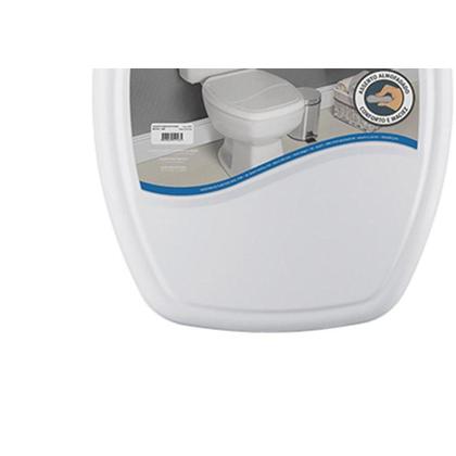 Imagem de Assento Sanitario Herc ''Almofadado'' Cinza Claro Retangular 2396