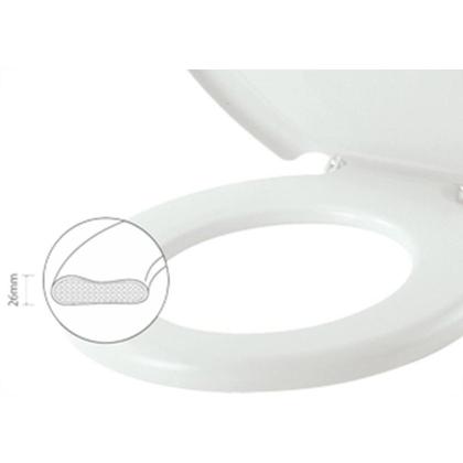 Imagem de Assento Sanitario Herc Prime Almofadado Branco 2385
