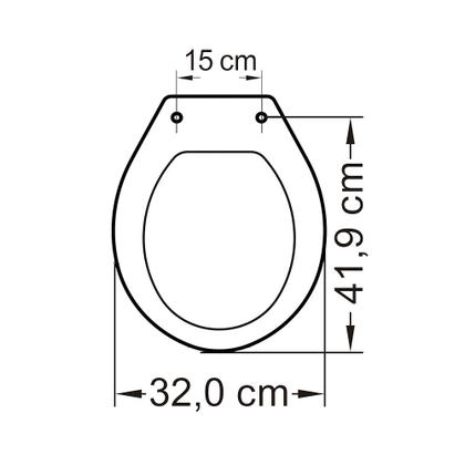Imagem de Assento Sanitário Infantil Escolar Tupan Anatômico Polipropileno Compatível com Vasos Celite Kids Deca Studio Incepa e Icasa Infantil