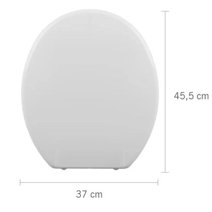 Imagem de Assento Sanitário Oval Almofadado Slim Astra TAJ AS