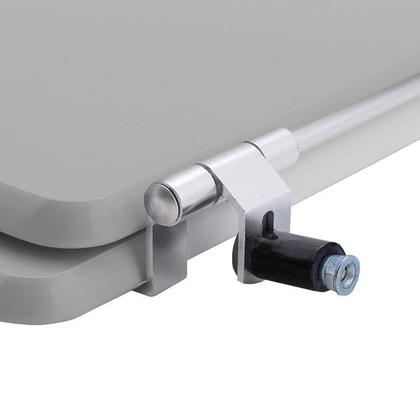 Imagem de Assento Sanitário Poliéster Calypso Cinza Platina para vaso Incepa