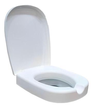 Imagem de Assento Sanitário Retangular Elevado 7,5cm Rígido - Mebuki - Branco