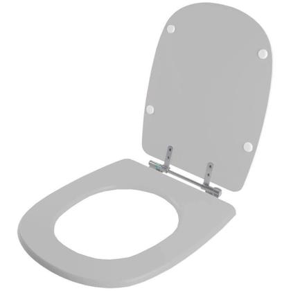 Imagem de Assento Sanitario Sabatini Cinza Claro para bacia Icasa 6lpf
