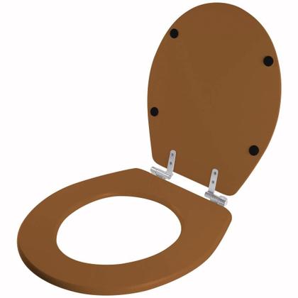 Imagem de Assento Sanitário Soft Close Carina Laranja para vaso Ideal Standard
