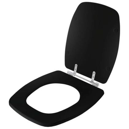 Imagem de Assento Sanitario Stylus Preto para Vaso Celite