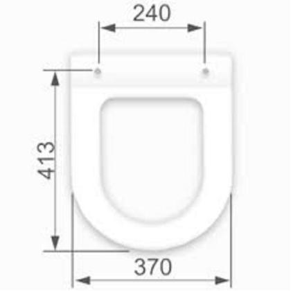 Imagem de Assento sanitario tampa para vaso modelo calypso incepa mdf