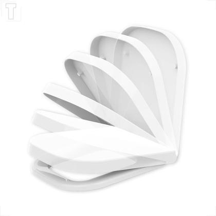 Imagem de Assento sanitario tupan quadra/gap/debba/axis termofixo softclose branco