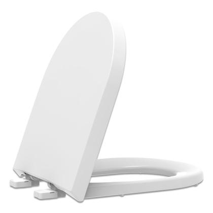Imagem de Assento Tampa de Vaso Deca Nuova Soft Close Branco Polipropileno Anatômico Amortecedor Compatível Carrara Link Lk Duna Omega Level Roca Meridian
