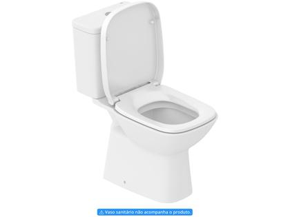 Imagem de Assento Termofixo Debba Soft Close Branco/Cromado - Roca