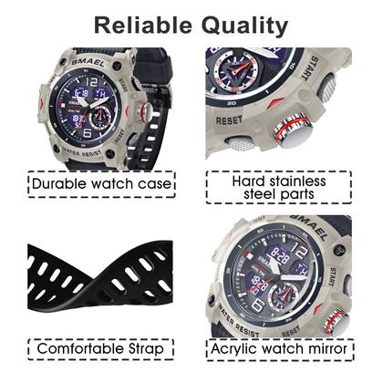 Imagem de Assista ao cronômetro analógico digital masculino LAVAREDO LAVAREDO