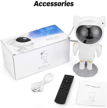 Imagem de Astronauta Projetor De Galáxia E Estrelas A Laser