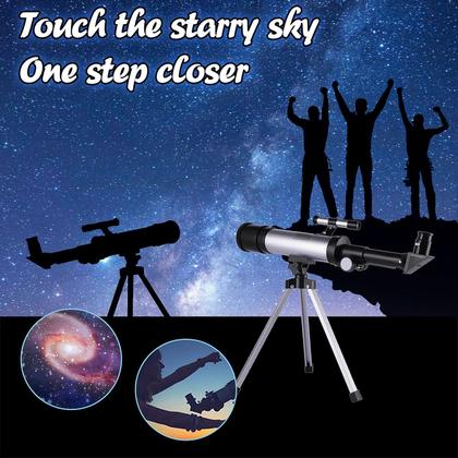 Imagem de Astronomical Telescope Tube Refractor Monocular Spotting Scope w/Tripé