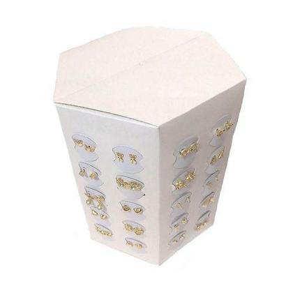 Imagem de Atacado Kit 60 Pares Brincos Folheados A Ouro 18K Ou Prata