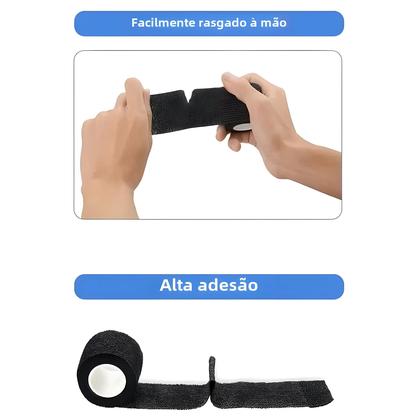 Imagem de Ataduras Elásticas Impermeáveis para Pets - 6 Unidades (5cm x 4,5m) - Autoadesivas