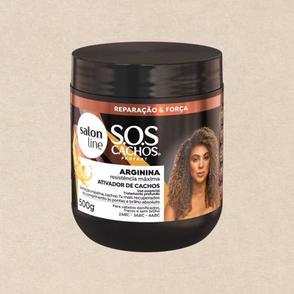 Imagem de Ativador De Cachos Reconstrução Salon Line 500g