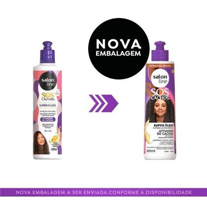 Imagem de Ativador De Cachos Salon Line S.O.S. Super Óleos Nutritivo 300Ml