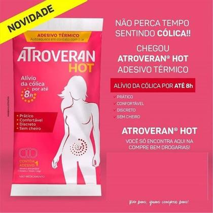 Imagem de Atroveran Hot Adesivo C/1 Unidade - Alívio Da Dor Da Cólica