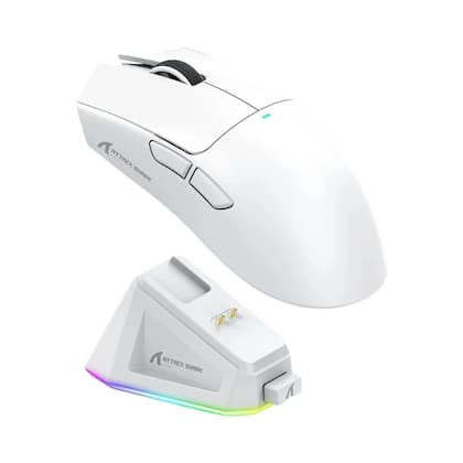 ATTACK SHARK X11 Mouse Gamer sem Fio, Tri-Mode, PAW3311, Até 1000 Hz, 593g
