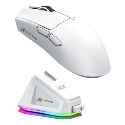 Imagem de ATTACK SHARK X11 Mouse Gamer sem Fio, Tri-Mode, PAW3311, Até 1000 Hz, 593g