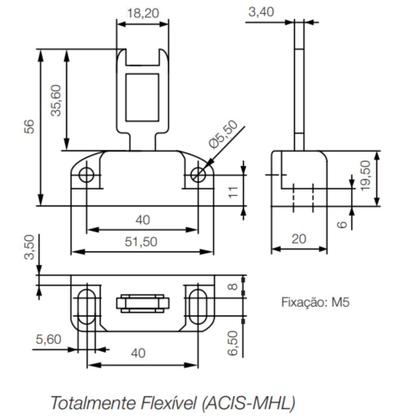 Imagem de Atuador ACIS Metálico para Chave CISS-PI22AE26