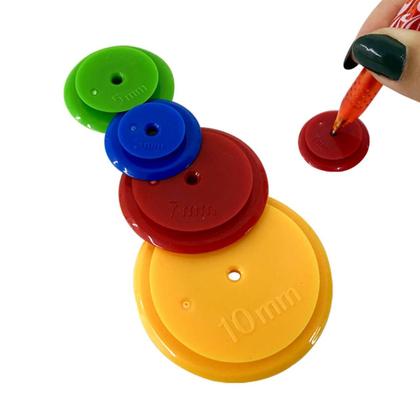 Imagem de Aumentador de Moldes 4 Tamanhos de Marcadores Para Patchwork Artesanato Costura Criativa Medidas