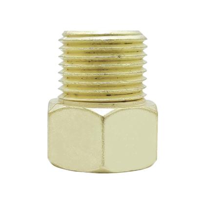 Imagem de Aumento Prolongador Curto Conexão Extensor Rosca 1/2 Dourado