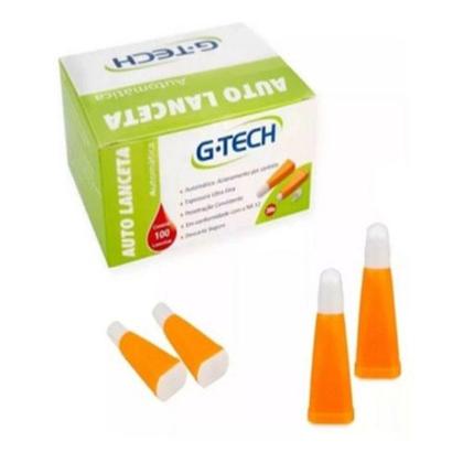 Imagem de Auto lanceta automática G-tech 28g cx c/100und