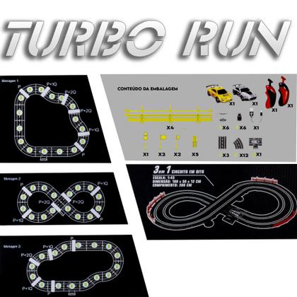 Imagem de Auto Pista Infantil Turbo Run Circuito Divertido DmToys