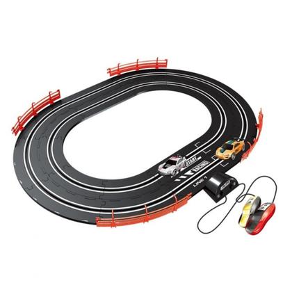 Imagem de Auto Pista Turbo Run Circuito Oval de Corrida Autorama 180cm Dm Toys DMT5890
