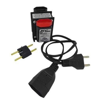 Imagem de Auto Transformador 300va Conversor Bivolt 110v Para 220v E 220v Para 110v Aparelhos Até 165W KF
