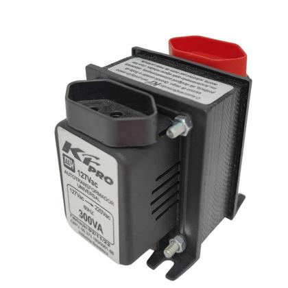 Imagem de Auto Transformador 300va Conversor Bivolt 110v Para 220v E 220v Para 110v Aparelhos Até 165W KF
