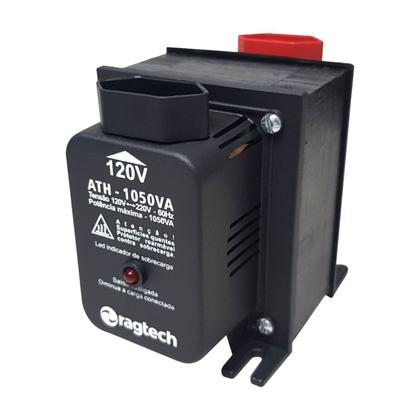 Imagem de Auto Transformador Ragtech ATH 1050 1050VA/525W Máximo, Ent. 120V/220V, Saída 120V/220V - 20ATH4473