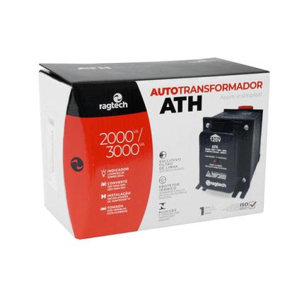 Imagem de Auto Transformador Ragtech Ath 2000 2000Va/1000W Máximo, Ent