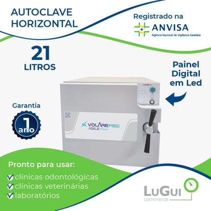 Imagem de Autoclave Digital Agile Plus 21 litros Bivolt  VolareMed