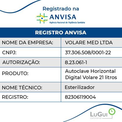 Imagem de Autoclave Digital Agile Plus 21 litros Bivolt  VolareMed