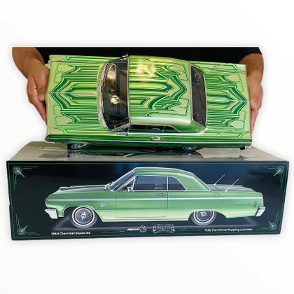 Imagem de Automodelo lowrider impala com suspensao ar redcat 1/10